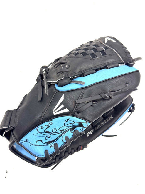 Vist Large View of Product Image Which is Used Easton FP1250K RH Throw Fastpitch Gloves Black 12 1/2"