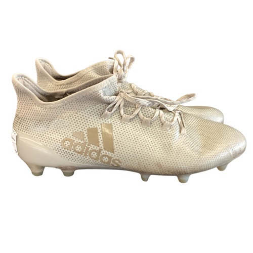 Vist Large View of Product Image Which is Used Adidas 17.1 Soccer Cleats Grey Senior 10.5