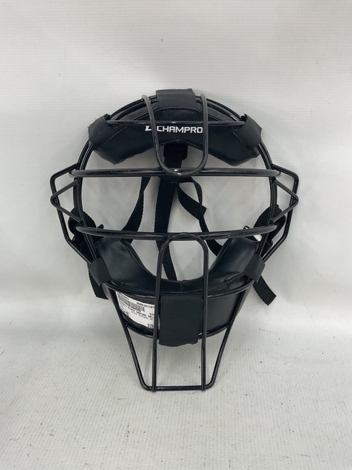 Vist Large View of Product Image Which is Used Champro BLACK CATCHERS HELMET Catchers Helmet w/Mask Black MD