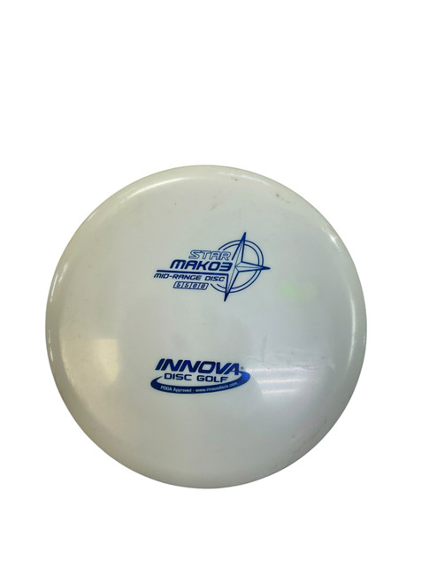 Vist Large View of Product Image Which is Used Innova STAR MAKO3 Disc Golf Mid Range White 180g