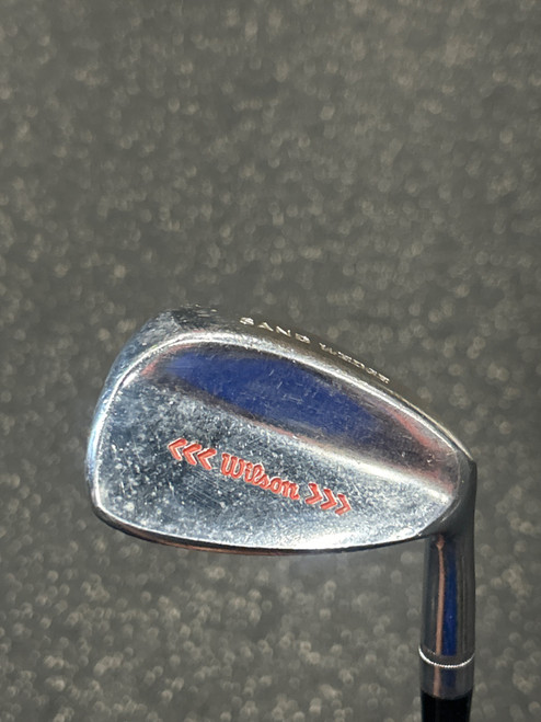 Vist Large View of Product Image Which is Used Wilson SAND WEDGE Golf Wedge Mens RH Sand Wedge