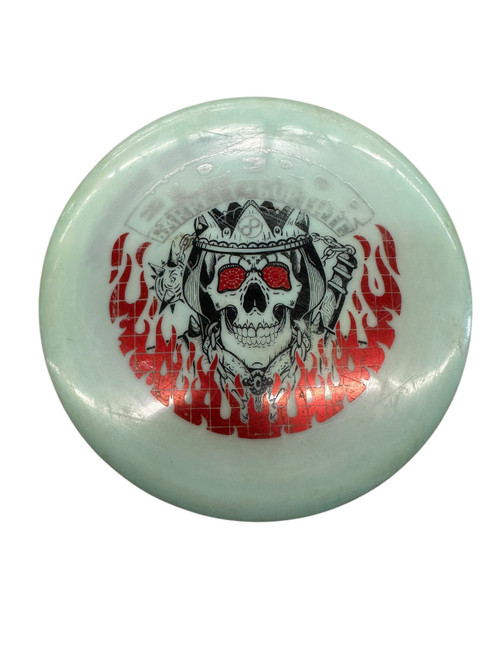 Vist Large View of Product Image Which is Used Infinite Discs EMPEROR GARRETT GUTHRIE Disc Golf Driver Teal
