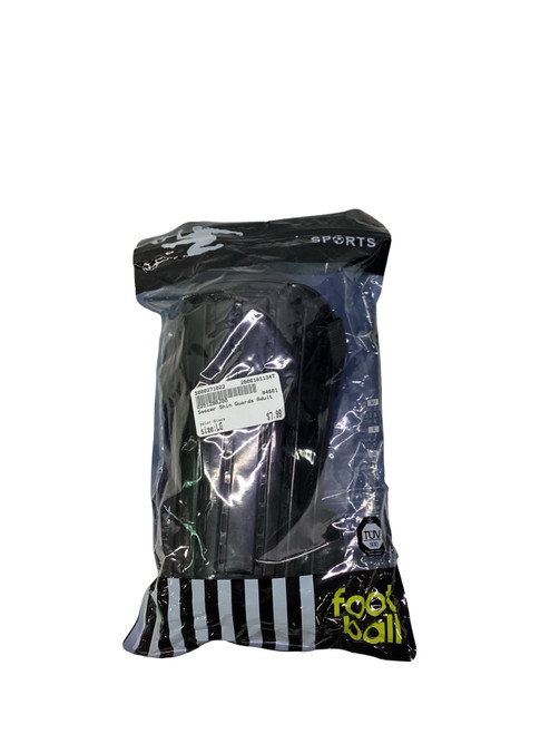 Vist Large View of Product Image Which is Used Soccer Shin Guards Adult Black LG