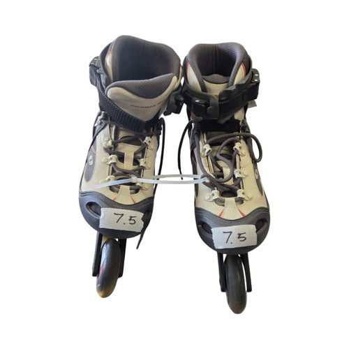 Vist Large View of Product Image Which is Used Salomon DR 70 WMNS REC SKATES Senior Rec Fitness Skates Grey Senior 7.5