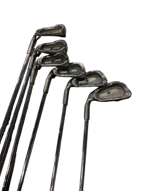 Vist Large View of Product Image Which is Used Ping ZING GREEN DOT Mens Iron Set LH 5I-PW