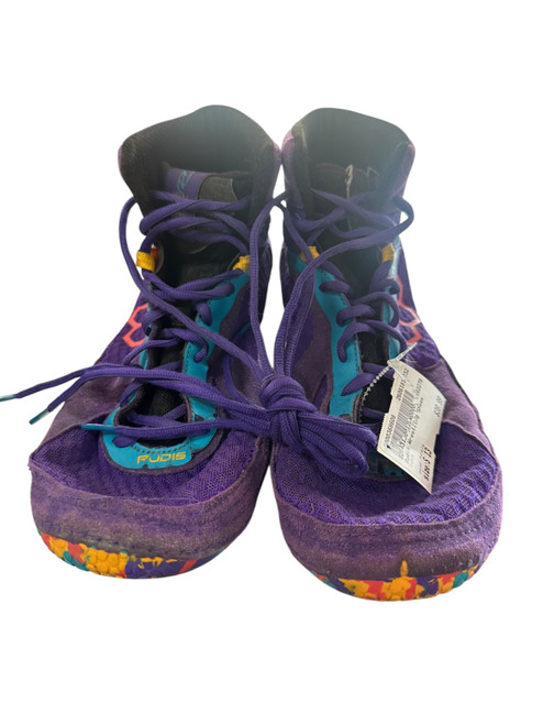 Vist Large View of Product Image Which is Used Rudis Wrestling Shoes Purple Senior 13
