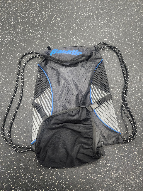 Vist Large View of Product Image Which is Used Franklin Drawstring Bag Black