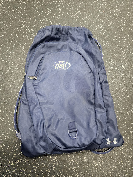 Vist Large View of Product Image Which is Used Under Armour Baltimore Golf County Drawstring Bag Navy Blue