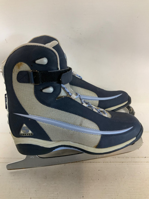 Vist Large View of Product Image Which is Used Jackson SOFTEC Womens Softboot Skate Grey Senior 10