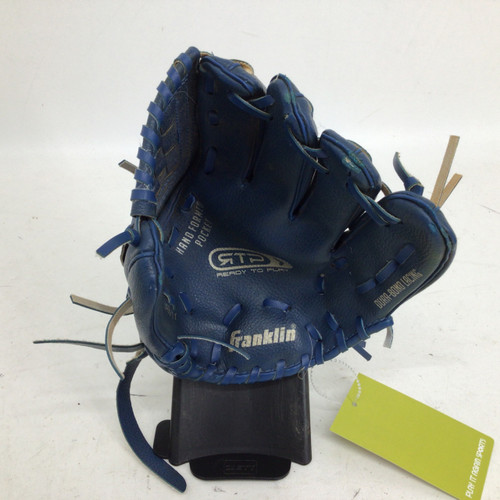 Vist Large View of Product Image Which is Used Franklin RTP 9 IN RHT BB GLOVE BB/SB Glove RH Throw Navy Blue 9"