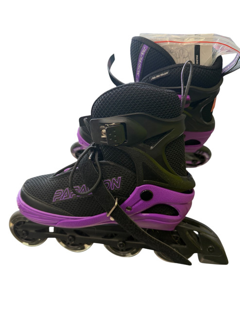 Vist Large View of Product Image Which is Used PAPASION SKATES Senior Aggressive Skates Purple Adjustable