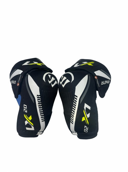 Vist Large View of Product Image Which is Used Warrior ALPHA DX PRO Senior Elbow Pads LG