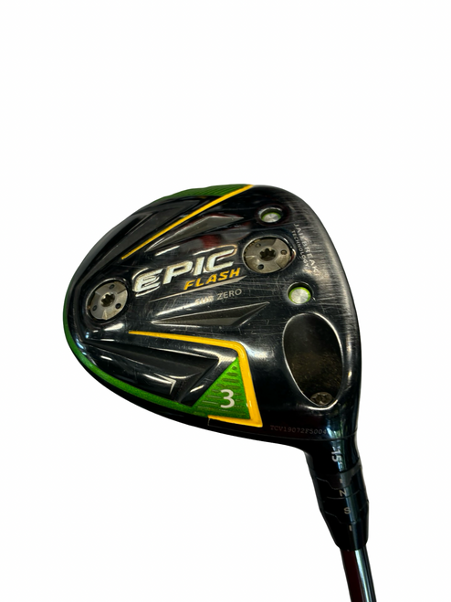 Vist Large View of Product Image Which is Used Callaway EPIC FLASH SUB ZERO  3WD Mens Fairway Wood RH 3 Wood