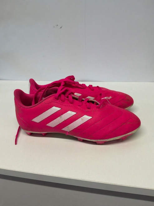 Vist Large View of Product Image Which is Used Adidas Soccer Cleats Pink Junior 04