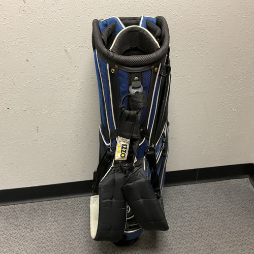 Vist Large View of Product Image Which is Used Maxfli Mens Stand Bag Black And Royal Blue