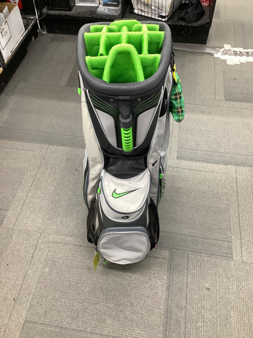 Vist Large View of Product Image Which is Used Nike CART BAG Mens Cart Bag Neon Green