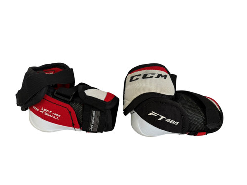 Vist Large View of Product Image Which is Used CCM Junior Elbow Pads SM