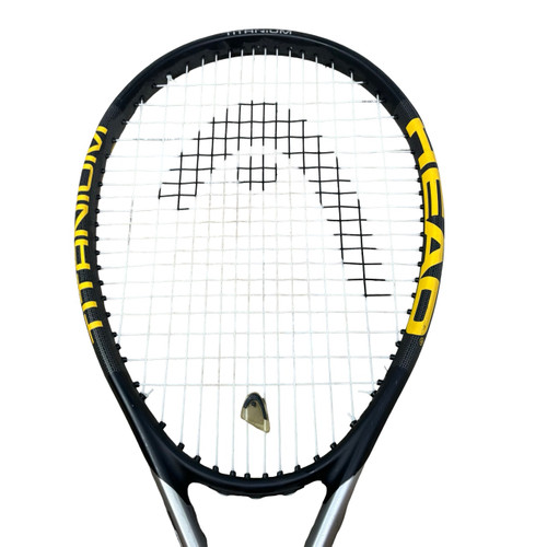 Vist Large View of Product Image Which is Used Head TI. S1 PRO Adult Tennis Racquet Black 4 1/4"