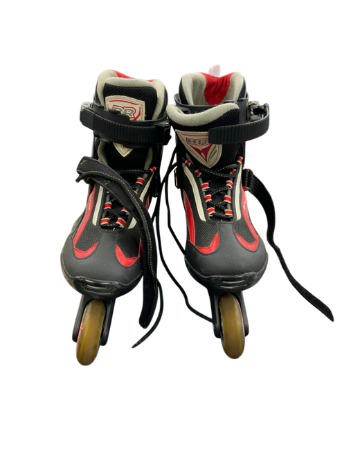 Vist Large View of Product Image Which is Used Bladerunner ADVANTAGE PRO Senior Roller Quad Skates Black Senior 8