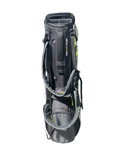 Vist Large View of Product Image Which is Used Nike AIR SPORT STAND BAG Mens Stand Bag Black And Optic Yellow