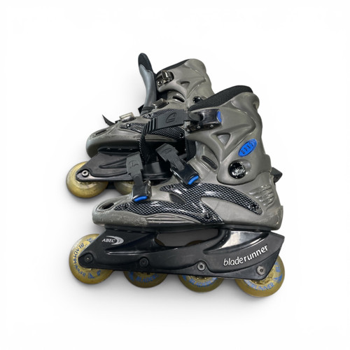Vist Large View of Product Image Which is Used Bladerunner ABEC 3 Senior Roller Quad Skates Grey Senior 7