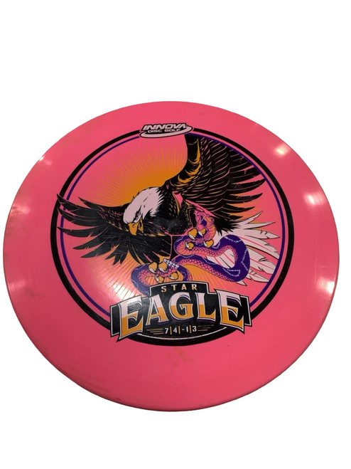 Vist Large View of Product Image Which is Used Innova STAR EAGLE Disc Golf Driver Pink