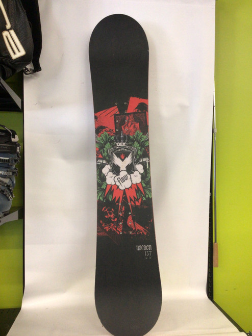 Vist Large View of Product Image Which is Used Flow MICRON TEAM Boys Snowboard Only Black 137 cm