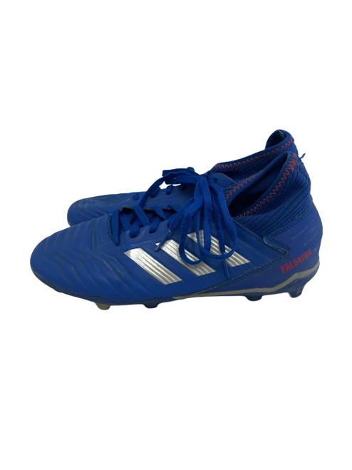 Vist Large View of Product Image Which is Used Adidas Predator Mens 5.5 Soccer Cleats Royal Blue 