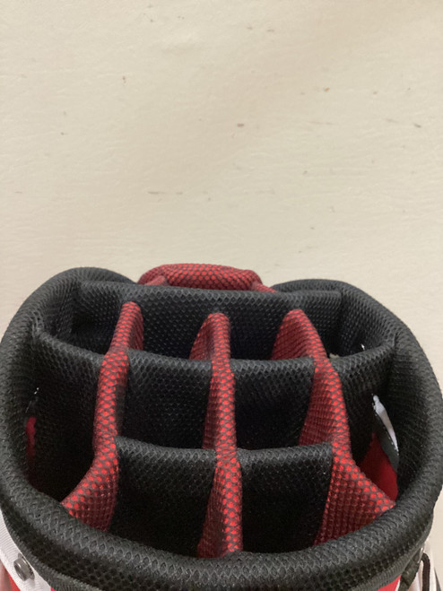 Vist Large View of Product Image Which is Used Callaway CHEV Mens Cart Bag Red