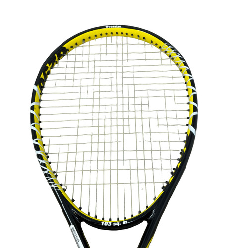 Vist Large View of Product Image Which is Used Gamma Sports G290 Adult Tennis Racquet Black 4 1/2"