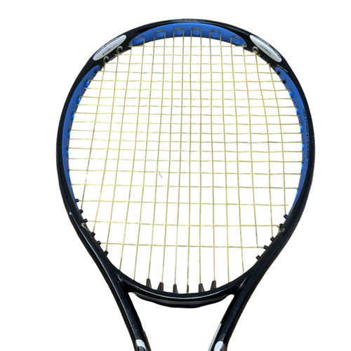 Vist Large View of Product Image Which is Used Prince 03 BLUE Adult Tennis Racquet Black 4 1/4"