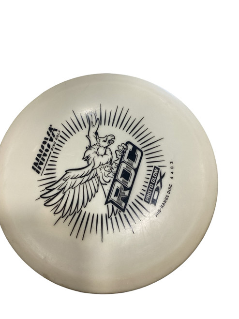 Vist Large View of Product Image Which is Used Innova ROC Disc Golf Mid Range White 177g