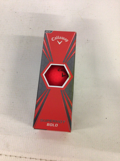 Vist Large View of Product Image Which is Used Callaway SUPERHOT BOLD 3 Ball - Golf Ball Sleeve