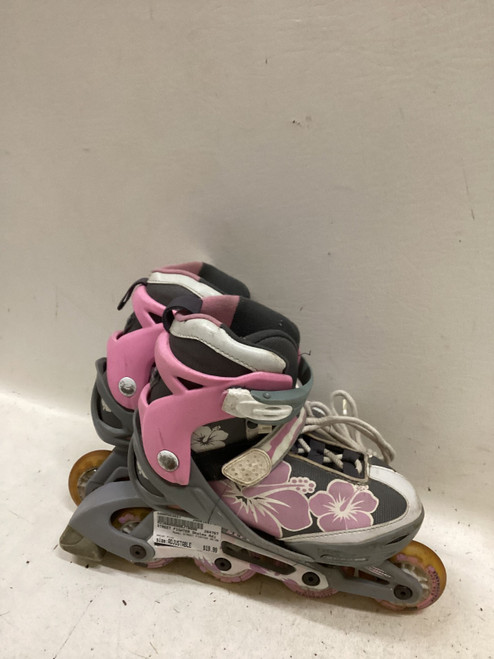 Vist Large View of Product Image Which is Used STREET FIGHTER 35-38 Junior Rec Fitness Skates Pink Adjustable