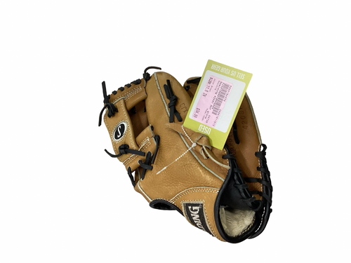 Vist Large View of Product Image Which is Used Spalding 42081 BB/SB Glove RH Throw Brown 11 1/2"