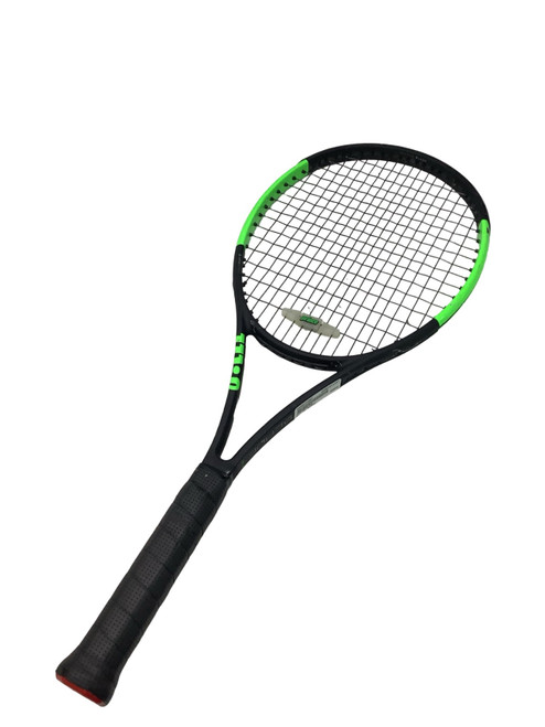 Vist Large View of Product Image Which is Used Wilson BLADE Womens Tennis Racquet Black 4 3/8"