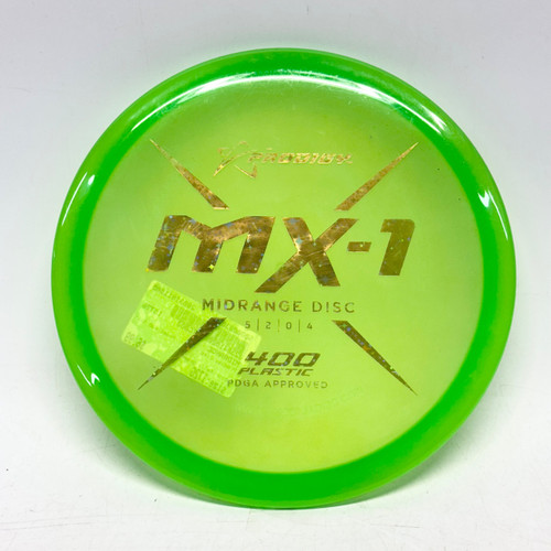 Vist Large View of Product Image Which is Used Prodigy Disc 400 MX-1 Disc Golf Mid Range Kelly green 172g