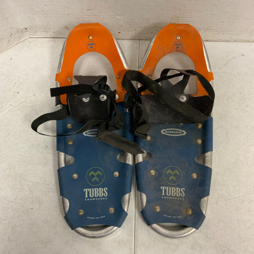 Vist Large View of Product Image Which is Used Tubbs Snowshoes Boys Orange 18"