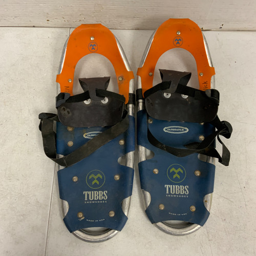 Vist Large View of Product Image Which is Used Tubbs Snowshoes Boys Orange 18"