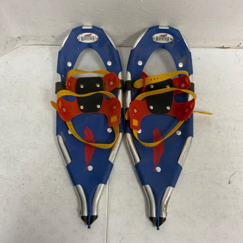 Vist Large View of Product Image Which is Used Red Feather Snowshoes Boys Royal Blue 21"