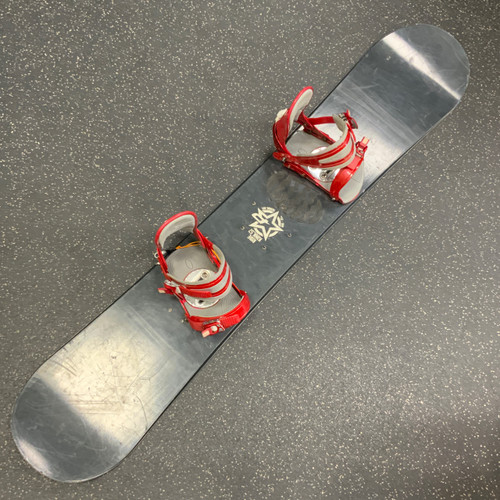 Vist Large View of Product Image Which is Used Ride KINK Mens Board/Bindings Red 157 cm
