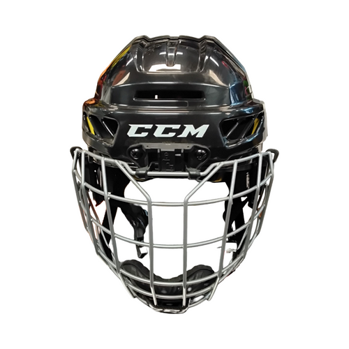 Vist Large View of Product Image Which is Used CCM FITLITE 3DS YOUTH Helmet Cage Combo Black SM