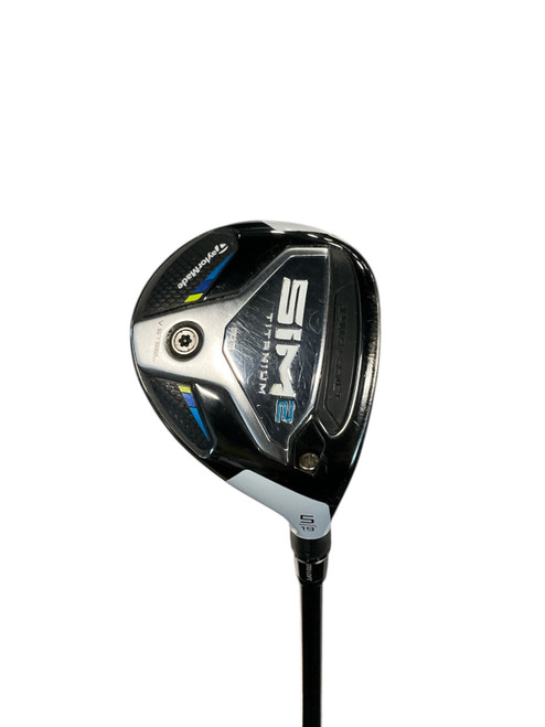 Vist Large View of Product Image Which is Used Taylormade SIM 2 TITANIUM Mens Fairway Wood RH 5 Wood