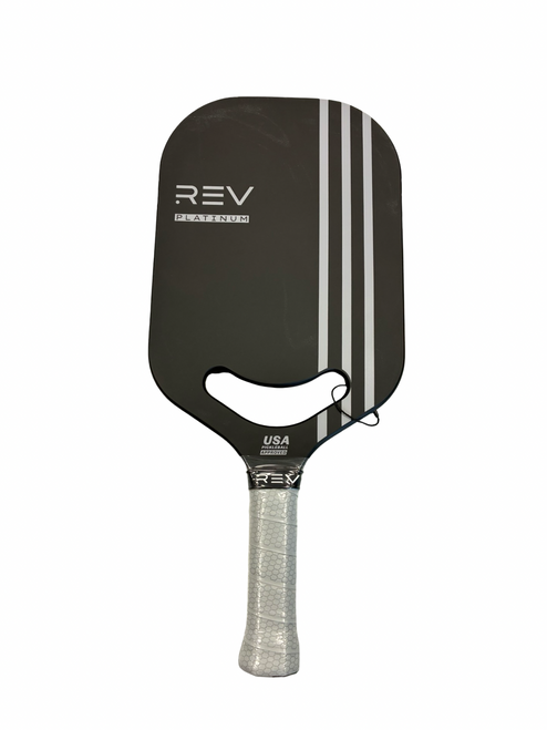 Vist Large View of Product Image Which is Used REV PLATINUM Pickleball Racquet Black