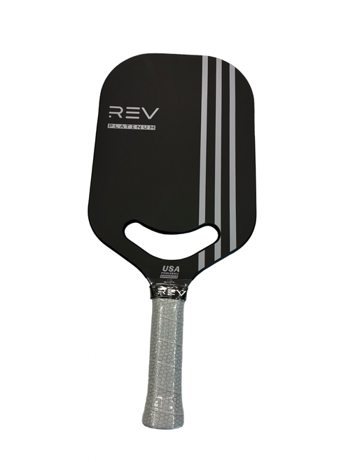 Vist Large View of Product Image Which is Used REV PLATINUM Pickleball Racquet Black