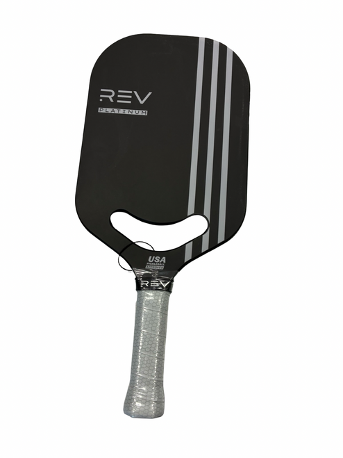 Vist Large View of Product Image Which is Used REV PLATINUM Pickleball Racquet Black