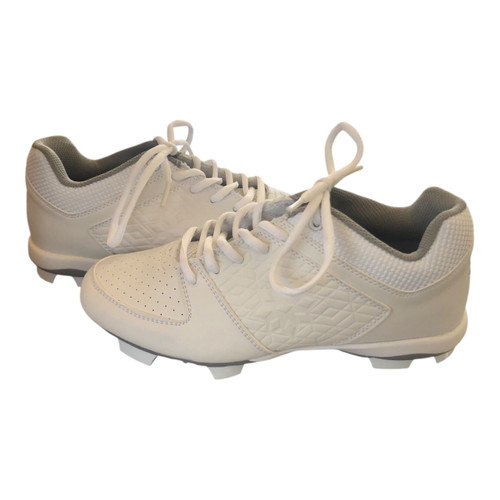 Vist Large View of Product Image Which is Used RIP-IT BB/SB Cleats White Senior 7.5