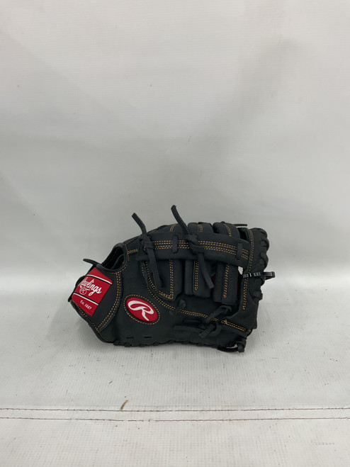 Vist Large View of Product Image Which is Used Rawlings RENEGADE BB/SB First Base RH Throw Black 11 1/2"