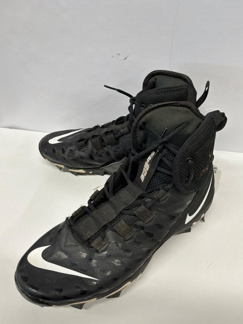 Vist Large View of Product Image Which is Used Nike FORCE Adult FB Cleats Black Senior 11
