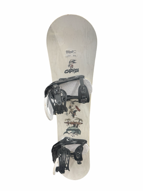 Vist Large View of Product Image Which is Used Burton CAPITA Boys Board/Binding Grey 120 cm